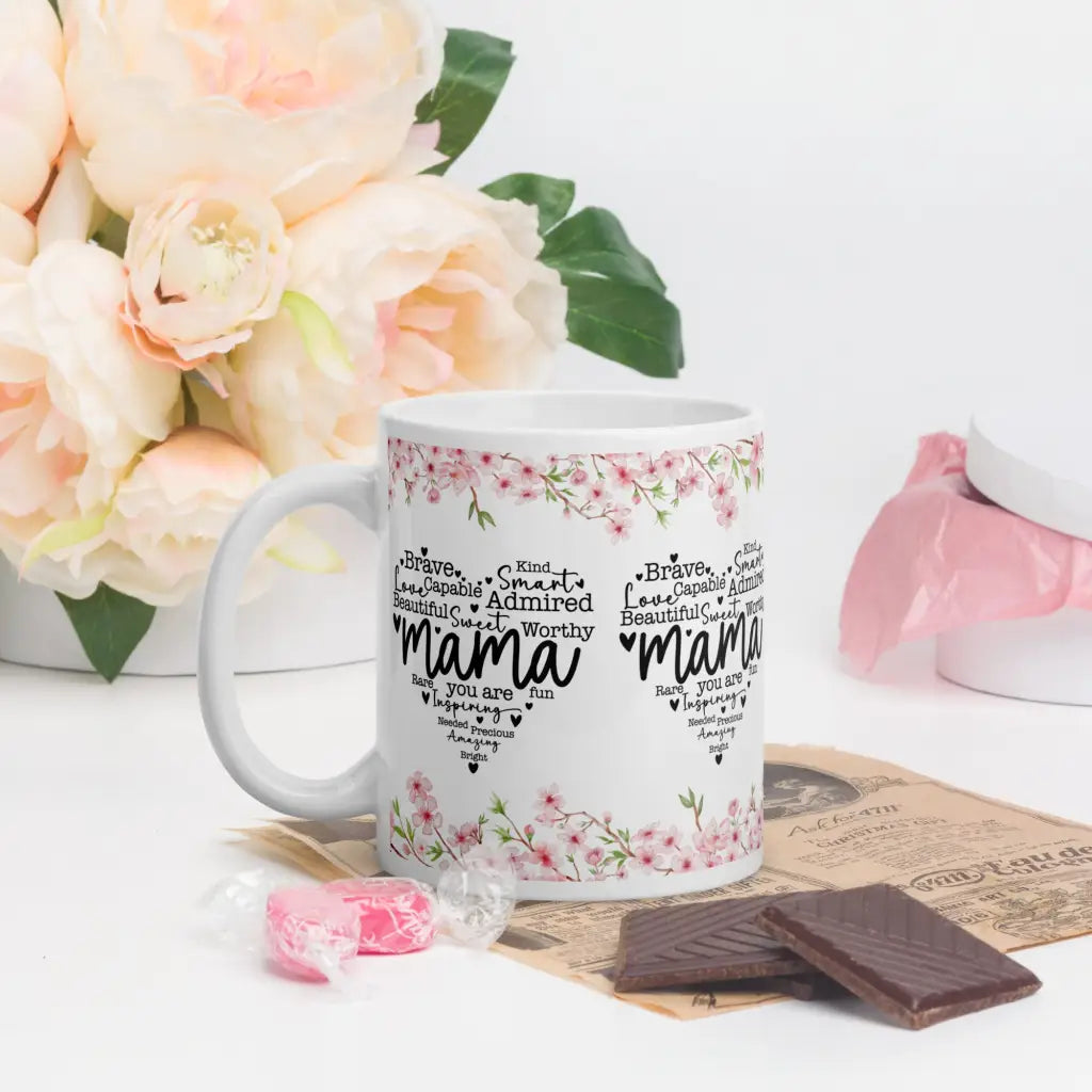 "Sakura Floral Mug - Perfect Gift for Mom" Printful