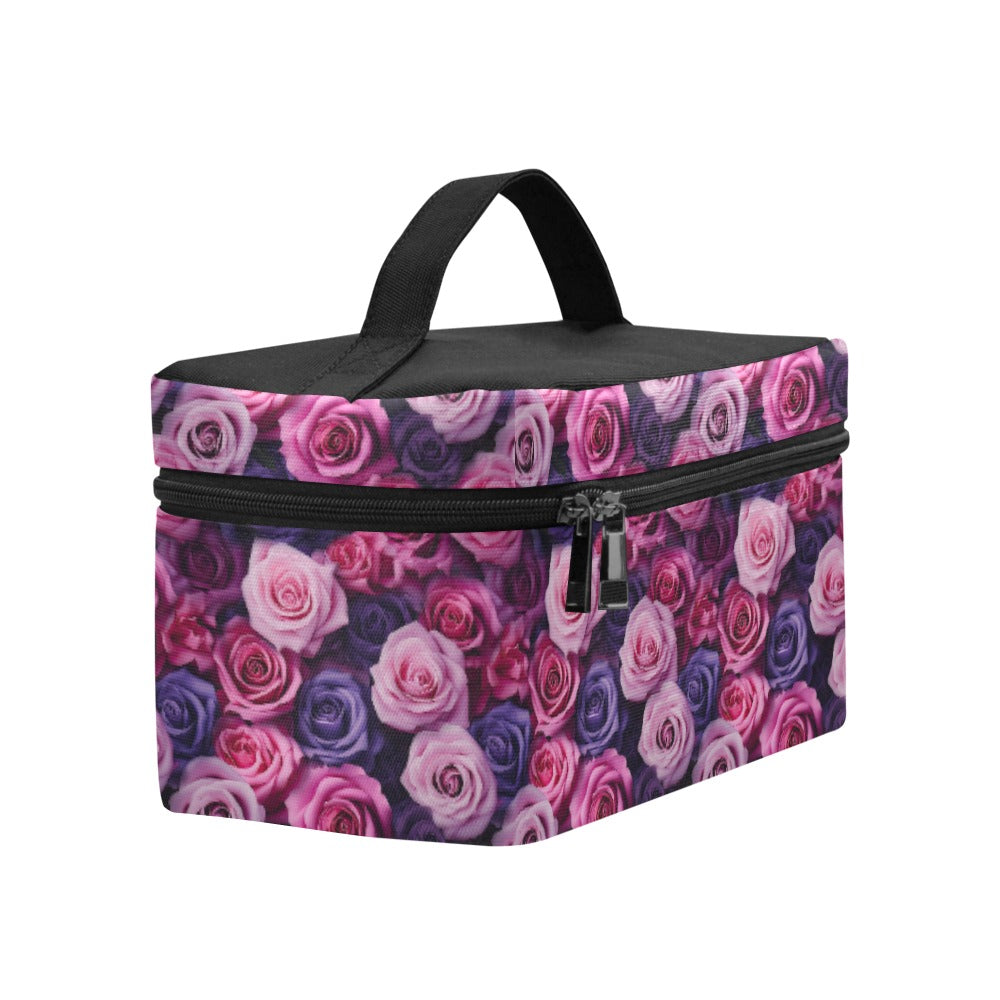 Purple Rose Cosmetic Bag  LG
