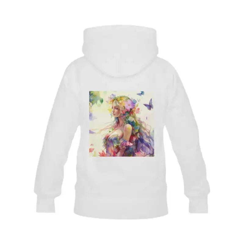 Women's Floral Fairy Hoodie Sweatshirt inkedjoy