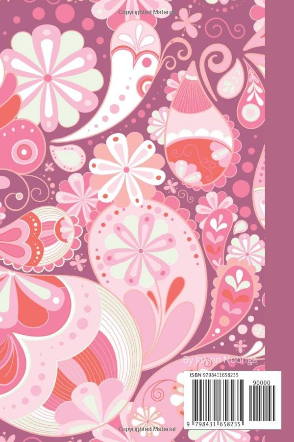 Pretty In Pink Paisley Journal Notebook: Pink Soft Cover| 120 pages| Lined|
